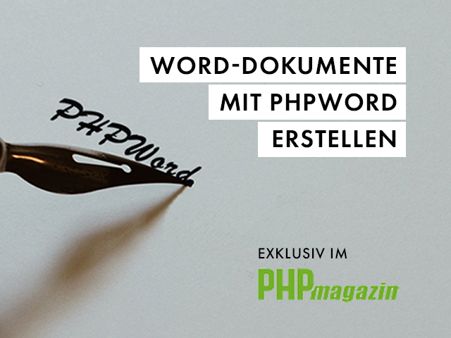 PHPWord im PHP Magazin
