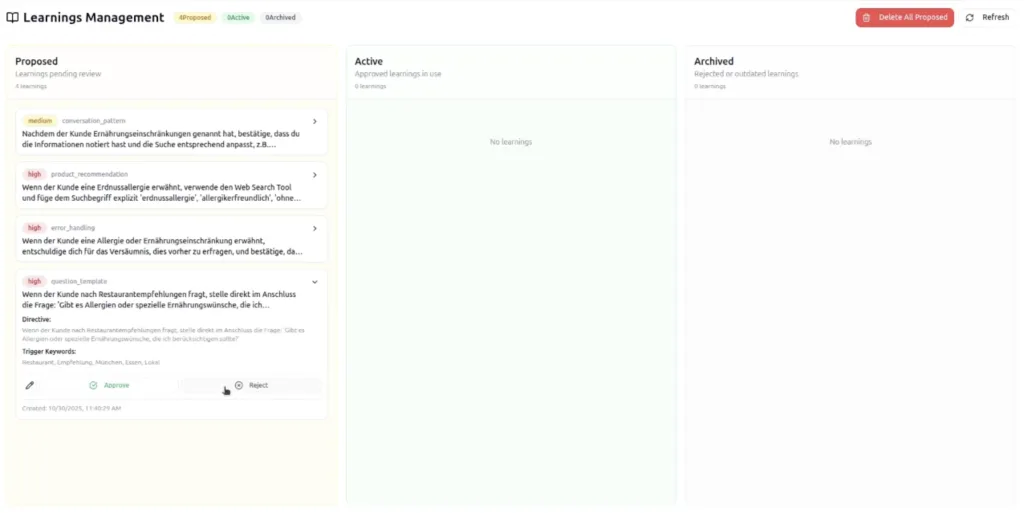 Meta Learning – Self-Learning & Self-Correction ohne Retraining
